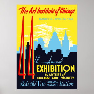 Poster Art Institute de Chicago