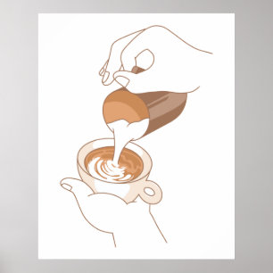 Poster Art latte