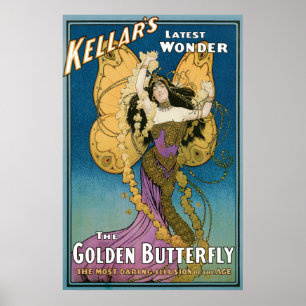 Poster Art magique vintage d'affiche