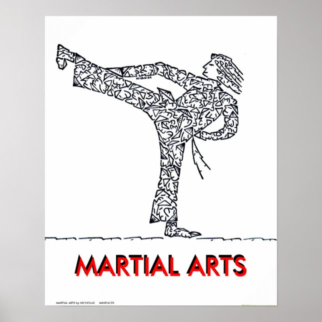 POSTER ART MARTIAL (Devant)