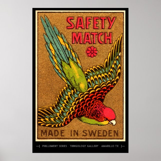 Poster Art Matchbox du milieu du siècle (Devant)