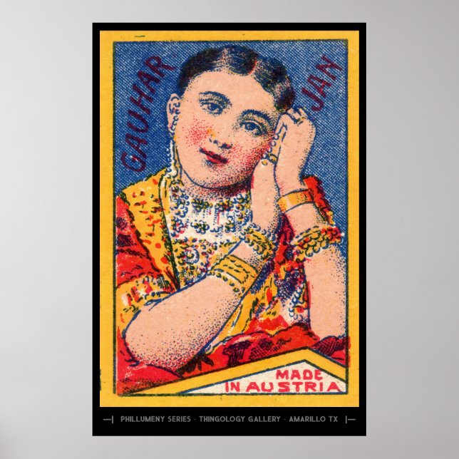 Poster Art Matchbox du milieu du siècle (Devant)