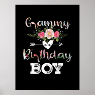 Poster Art Mère   Grammy D'Un Enfant Anniversaire Anniver