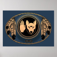 Poster Art Metis Rebellion Metis Wolf Imprimer Pos