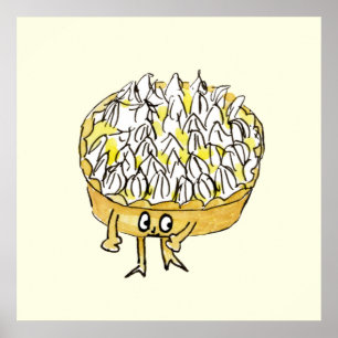 Poster Art mignon original drôle de bande dessinée de