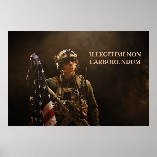 Poster Art Military Soldier (Front)