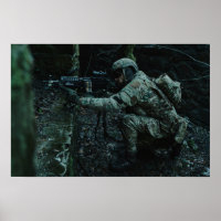 Poster Art Military Soldier