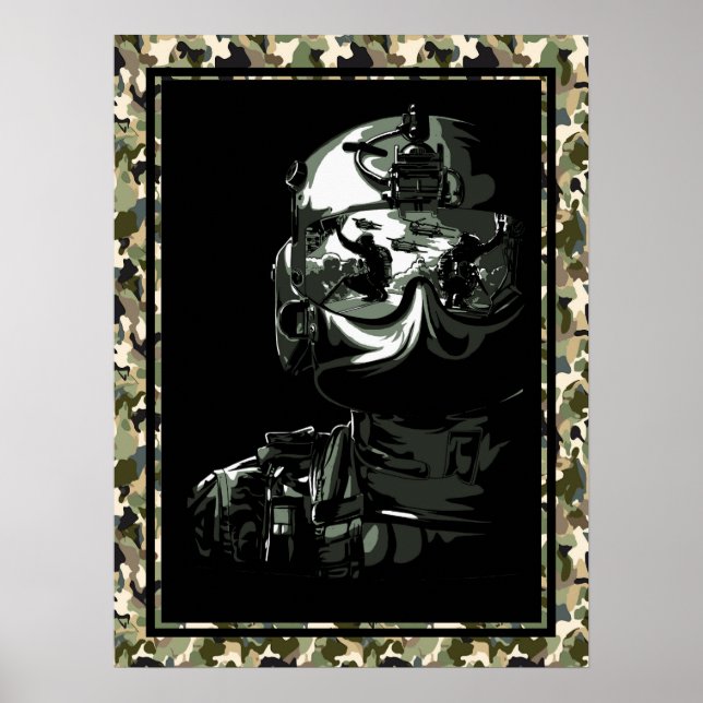 Poster Art Military Soldier (Front)
