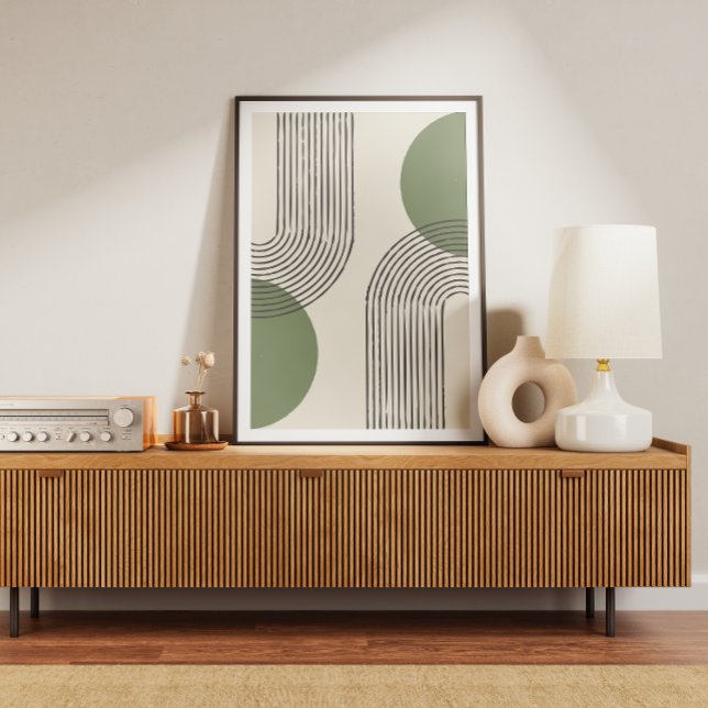 Poster Art minimal du milieu du siècle (Créateur téléchargé)