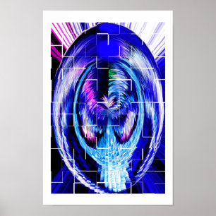 Poster Art miroir cassé