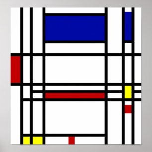 Poster Art moderne de Mondrian