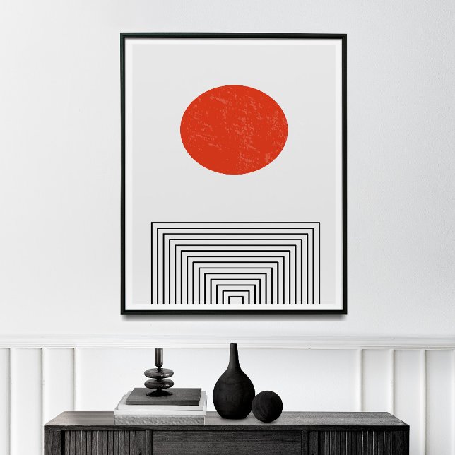 Poster Art Moderne Du Milieu Du Siècle D'Inspiration Rétr (Créateur téléchargé)