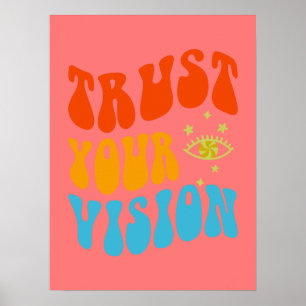 Poster Art Mur esthétique rétro pour filles, Tweens, Ados