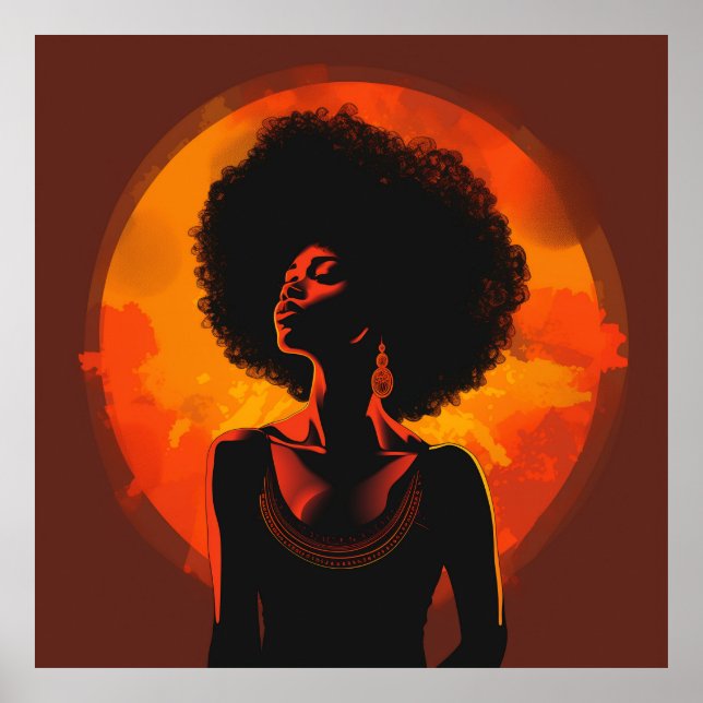 Poster Art mur noir (Devant)