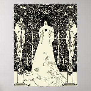 Poster Art Nouveau Aubrey Beardsley Venus