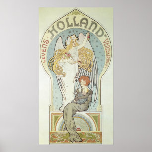 Poster Art nouveau classique Hollande