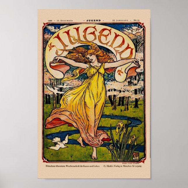 Poster Art Nouveau - Jugend (Devant)