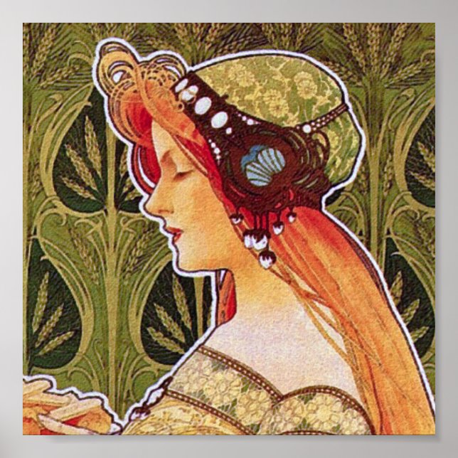 Poster Art Nouveau : Privat-Livemont "Biscuits" (Devant)