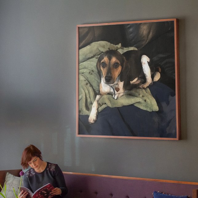 Poster Art numérique beagle Puppy Mix (Créateur téléchargé)