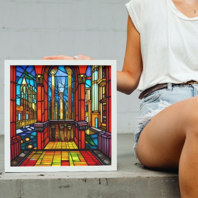 Poster Art numérique de l'abbaye de Stainverre (Créateur téléchargé)
