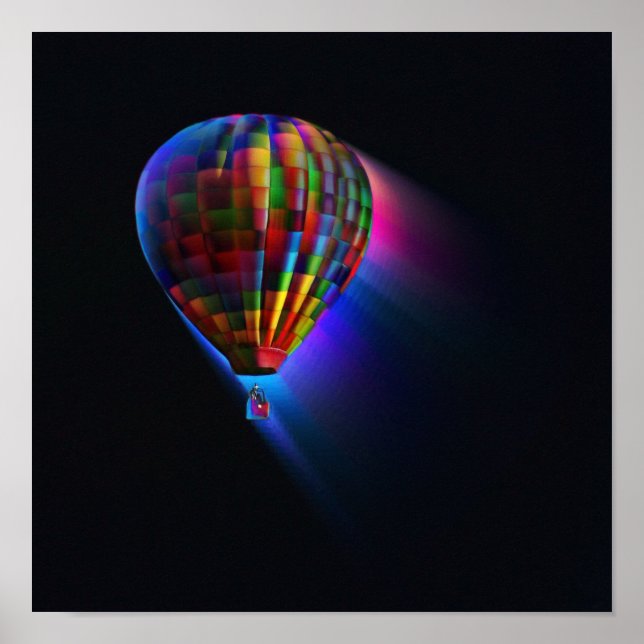 Poster Art numérique de rêve Abstrait de vol magique (Devant)