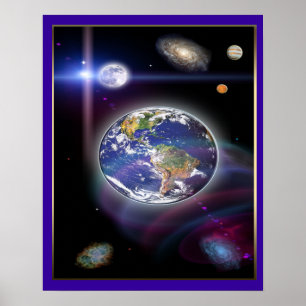 Poster Art numérique universel