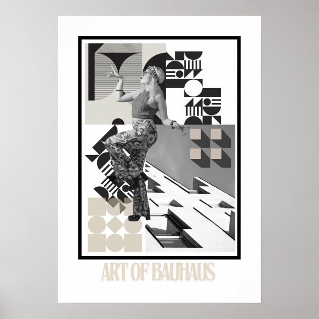 Poster Art of Bauhaus Minimalist Modern Design (Devant)