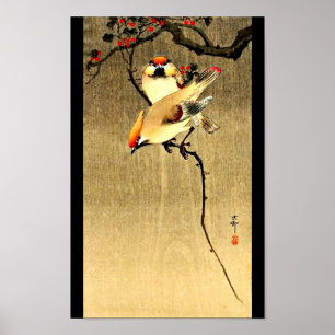 Poster Art-Ohara japonais Koson 27 d'Affiche-Cru