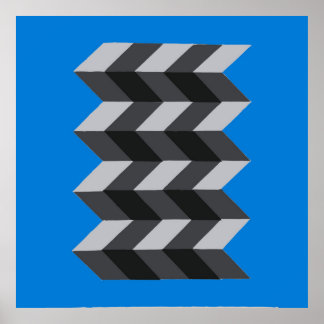 Poster 'Art Op géométrique moderne'