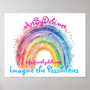 Poster Art par Debi, Rainbow