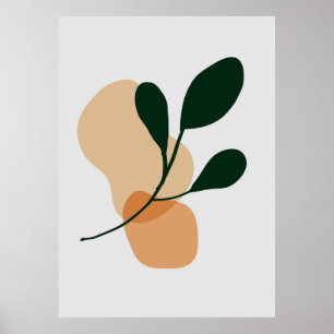 Poster Art plante botanique
