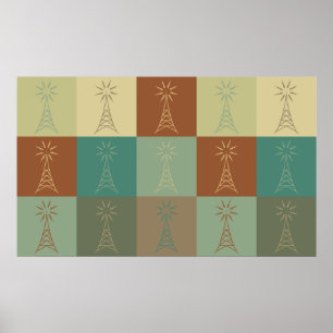 Poster Art pop radio amateur