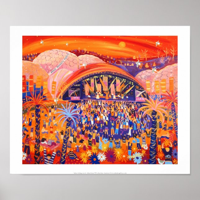 Poster Art Print : Africa Calling Live 8 Le projet Eden (Devant)