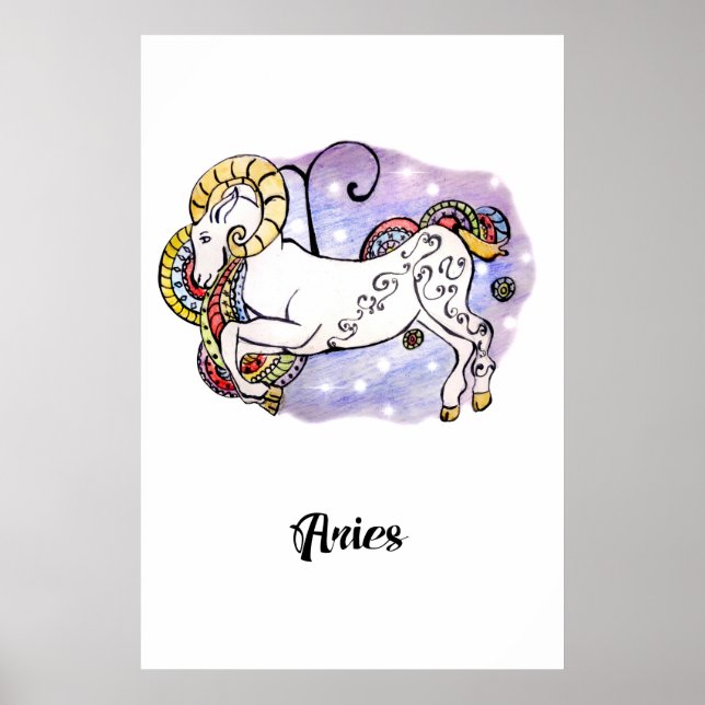 Poster Art print Aries (Devant)