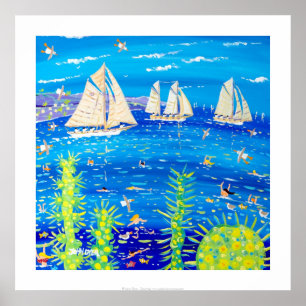 Poster Art Print: Tuiga, Monaco Classic Week