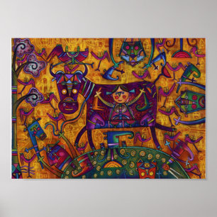 Poster - Art psychédélique