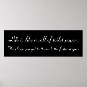 Poster Art/sagesse de mur de salle de bains