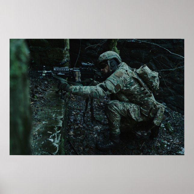 Poster Art Soldat militaire (Devant)