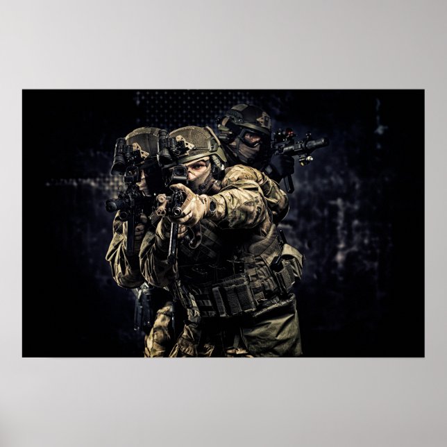 Poster Art Soldat militaire (Devant)