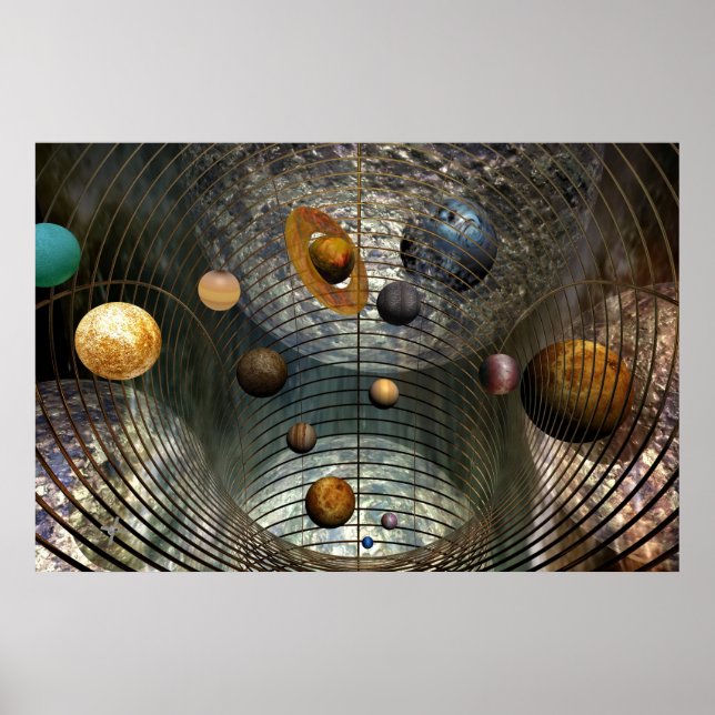 Poster Art spatial (Devant)