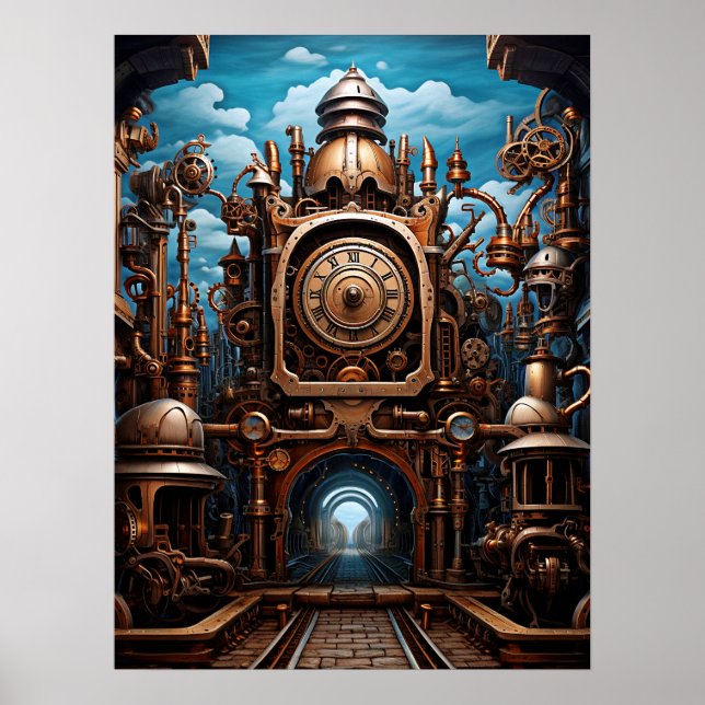 Poster Art Steampunk (Devant)