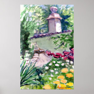 POSTER ART SUR CANVAS PAR H DAVIDSOHN BEAU PAYSAGE