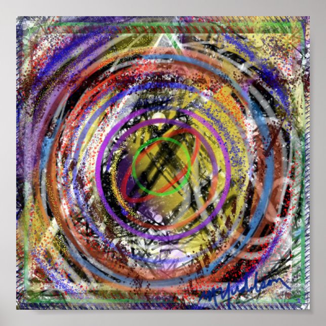 POSTER ART TÉLÉPHONIQUE "6192019" (Devant)