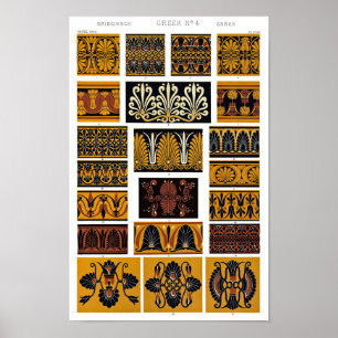 Poster Art textile grec