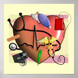 Poster ART Trauma/infirmière/infirmière/infirmière