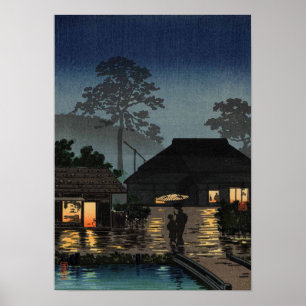 Poster Art Ukiyoe Japonais (Kouitsu Tsuchiya)