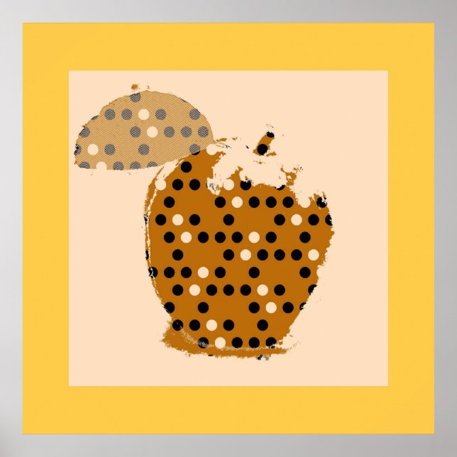 Poster Art vintage Apple (Devant)