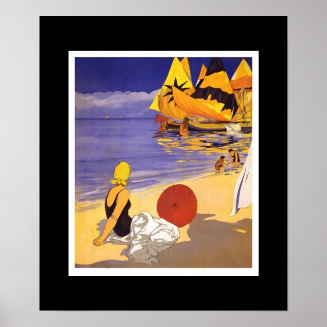 Poster Art Vintage Italie Mer Adriatique 2 (Devant)