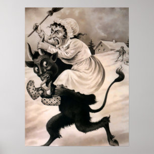 Poster Art vintage Krampus