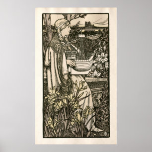 Poster Art vintage Nouveau Lutèce par Adolphe Giraldon